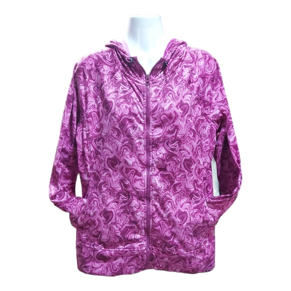 Go Fit Women's Full Zip Hooded Jacket Size Large